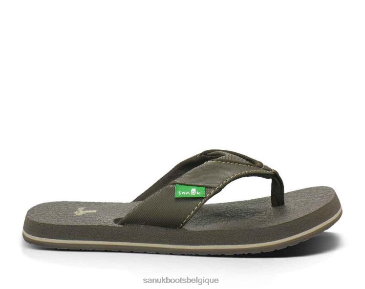 6X064231 brun bière de racine confortable Sanuk