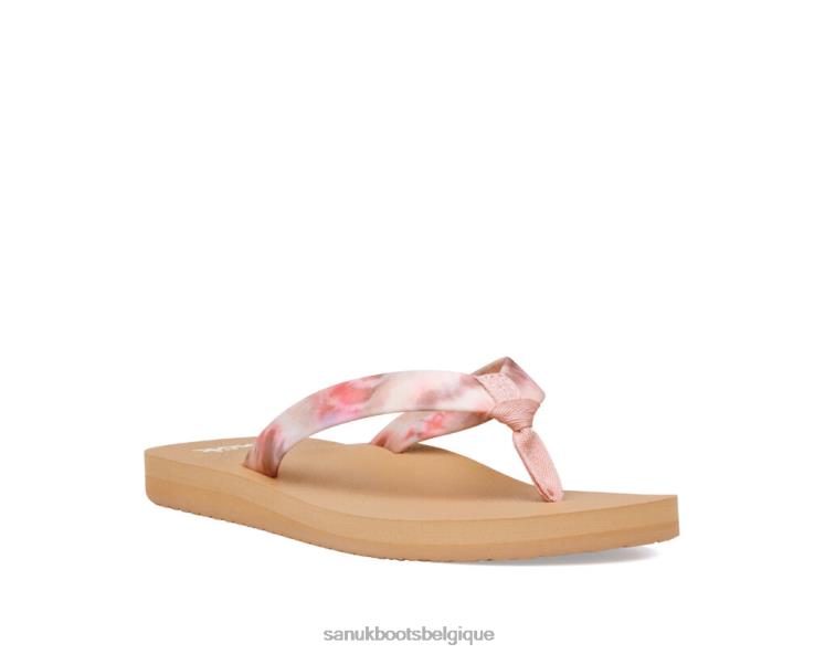 6X06494 rose multicolore teinture de cravate ashland st Sanuk