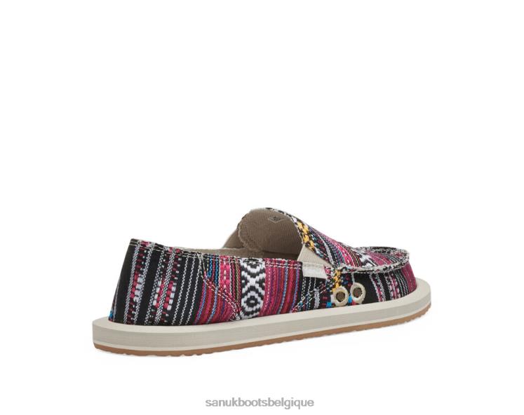 6X06422 noir multicolore Donna Geo Sanuk