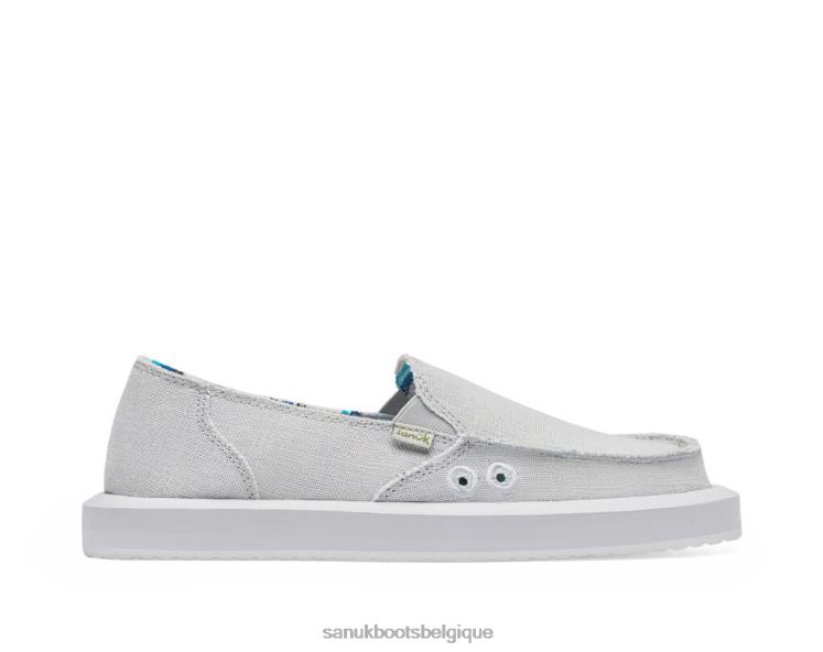 6X0645 gris donna st chanvre Sanuk