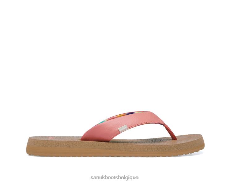 6X06461 corail brûlé tapis de yoga Sanuk