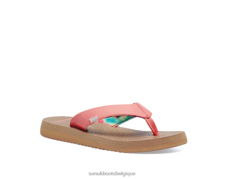 6X06461 corail brûlé tapis de yoga Sanuk