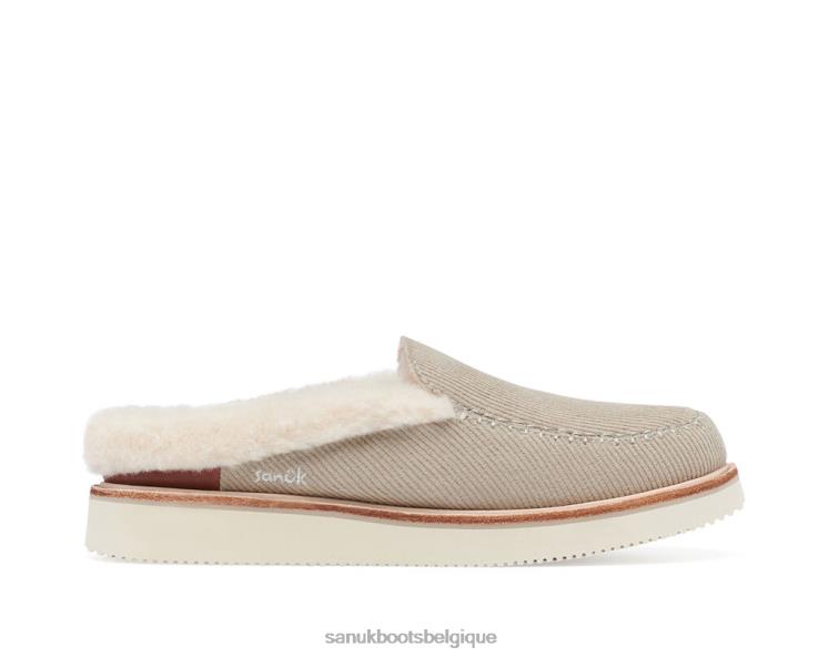 6X064115 taupe ambiance confortable pantoufle sm x reconnaissant mort Sanuk