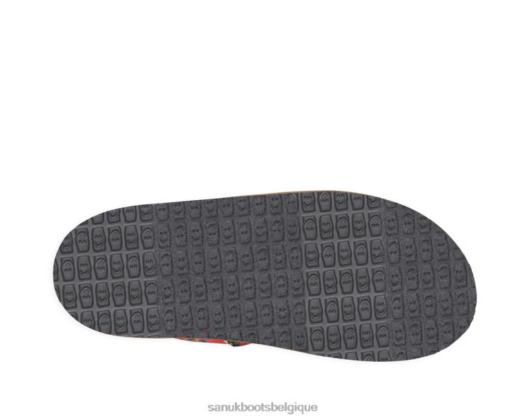 6X064158 rouge multicolore vagabond st plaid chill Sanuk