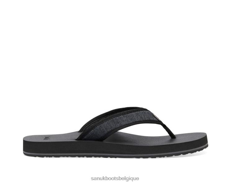 6X064189 noir maille ziggy Sanuk