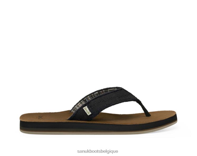 6X064203 noir pas peur Sanuk