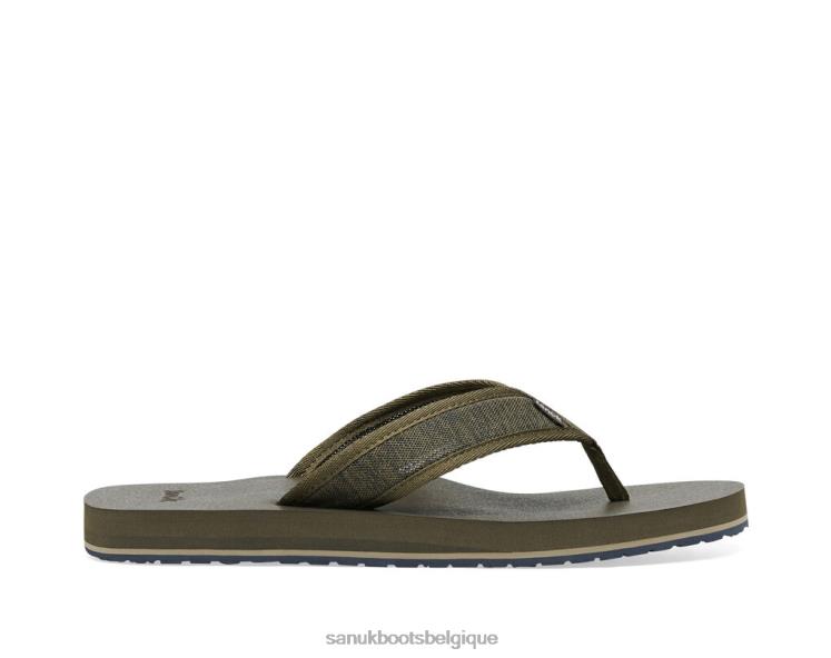 6X064208 olive maille ziggy Sanuk